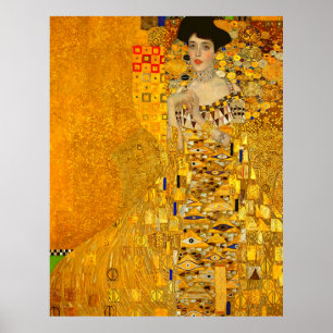 Poster Portrait d'Adele Bloch-Bauer I de Gustav Klimt