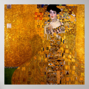 Poster Portrait d'Adele Bloch-Bauer I par Gustav Klimt