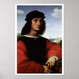 Poster Portrait d'Agnolo Doni par Raphael Sanzio