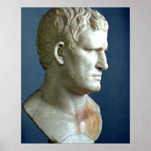 Poster Portrait d'Agrippa (63-12 BC)