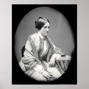 Poster Portrait daguerréotype 1850 d'Ann du "Nannie"