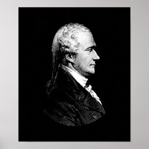 Poster Portrait d'Alexander Hamilton