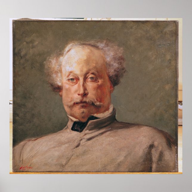 Poster Portrait d'Alexandre Dumas fils (Devant)
