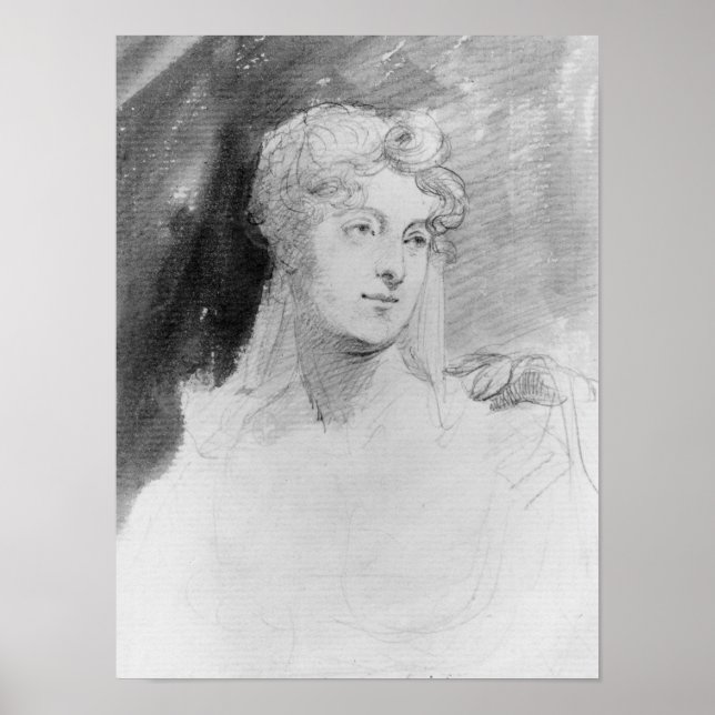 Poster Portrait d'Augusta Leigh (Devant)