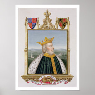 Poster Portrait de 1312-77) rois d'Angleterre f d'Edouard