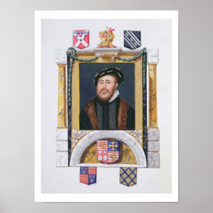Poster Portrait de 1488-1545) ducs de Charles Brandon (du