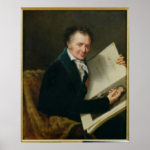Poster Portrait de baron Denon, 1808 de Dominique Vivant