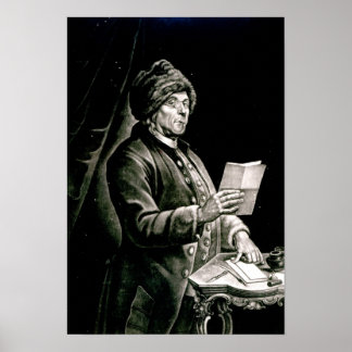 Poster Portrait de Benjamin Franklin, 1777