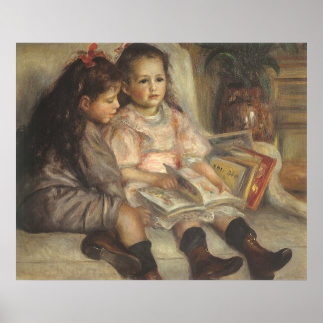 Poster Portrait de Caillebotte Enfants par Pierre Renoir (Devant)