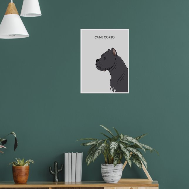 Poster Portrait de Cane Corso (Salon 1)
