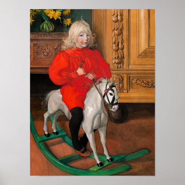 Poster Portrait de Casimir Laurin, Murre par Carl Larsson (Devant)