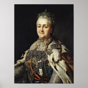 Poster Portrait de Catherine II de Russie