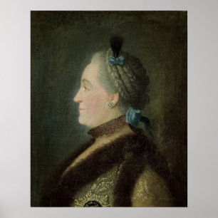 Poster Portrait de Catherine II de Russie
