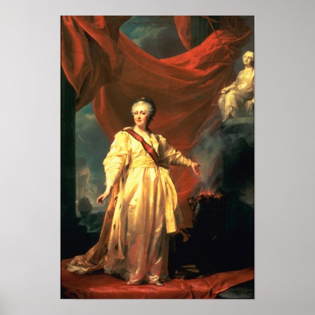 Poster Portrait de Catherine la Grande comme Avocate (Devant)