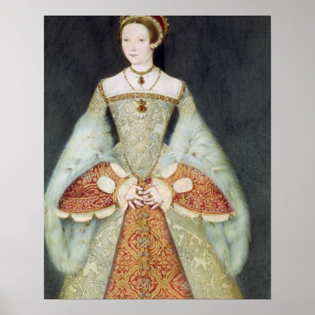 Poster Portrait de Catherine Parr (1512-48) (Devant)