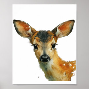 Poster Portrait de cerfs