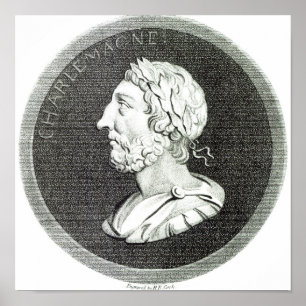 Poster Portrait de Charlemagne
