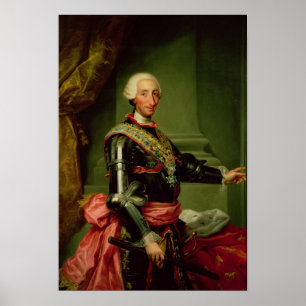 Poster Portrait de Charles III c.1761