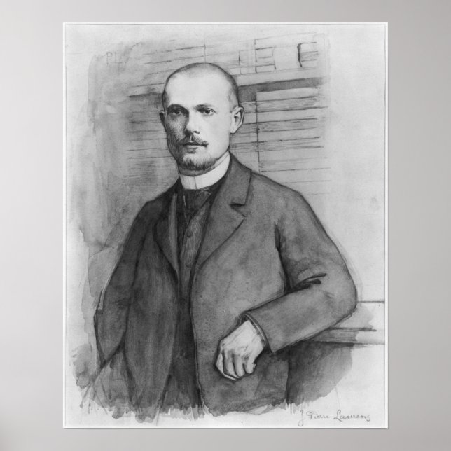 Poster Portrait de Charles Peguy (Devant)