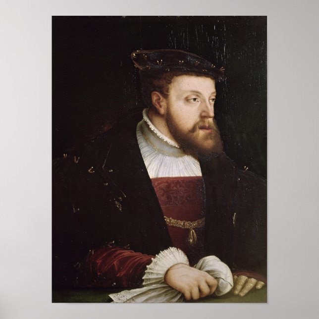 Poster Portrait de Charles V (Devant)