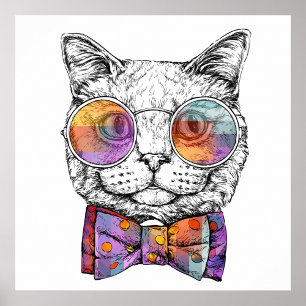 Poster Portrait de chat