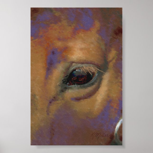 Poster Portrait de cheval (Devant)