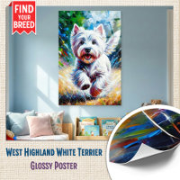 Portrait de Chien West Highland White Terrier "Wes