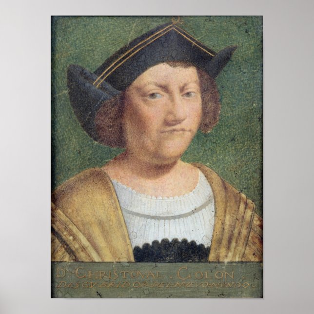 Poster Portrait de Christophe Colomb (Devant)