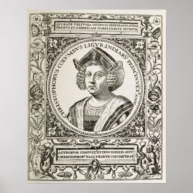 Poster Portrait de Christophe Colomb (Devant)