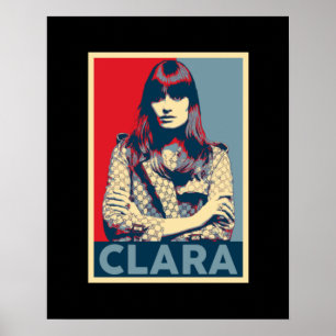 Poster Portrait de Clara Luciani Hop
