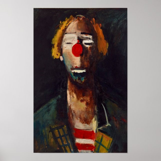 Poster Portrait de Clown de Joseph Kutter (Devant)