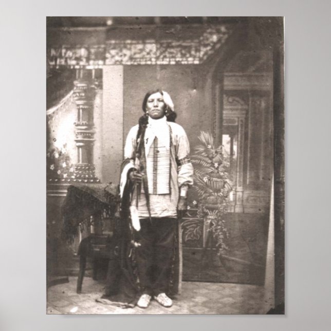 Poster Portrait de Crazy Horse (Devant)