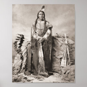 Poster Portrait de Crazy Horse