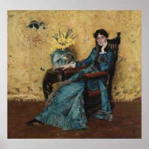 Poster Portrait de Dora Wheeler William Merritt Chase Oil