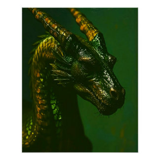 Poster Portrait de Dragon Kopf