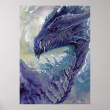 Portrait de dragon : violet