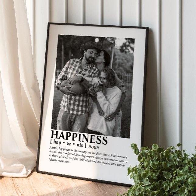 Poster Portrait de famille de texte personnalisé (Créateur téléchargé)