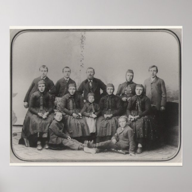 Poster Portrait de famille d'immigrants (Devant)