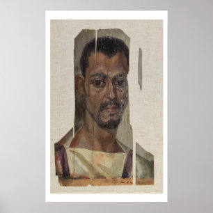Poster Portrait de Fayum (cire d'encaustic sur le bois)