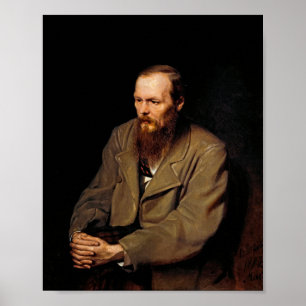 Poster Portrait de Fedor Dostoyevsky by Vasily Perov