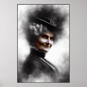 Poster Portrait de femme victorienne mystérieuse Art