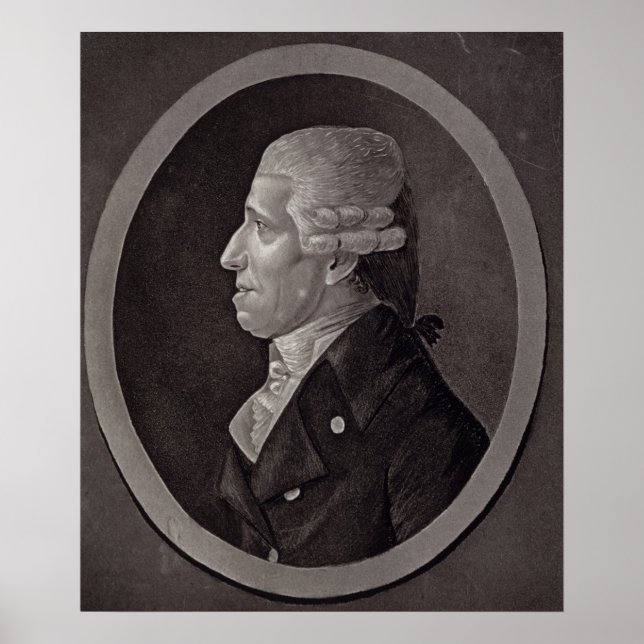 Poster Portrait de Franz Joseph Haydn (Devant)