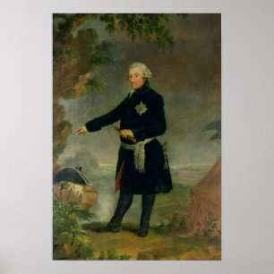 Poster Portrait de Frederick II le grand, 1772