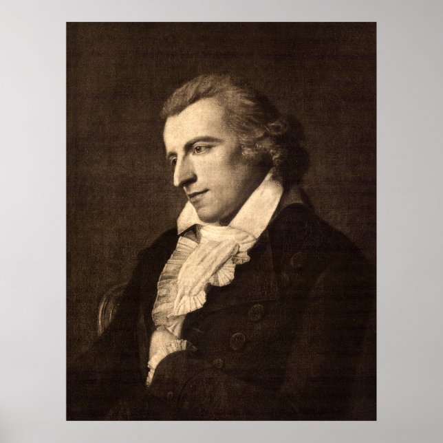 Poster Portrait de Friedrich von Schiller (Devant)