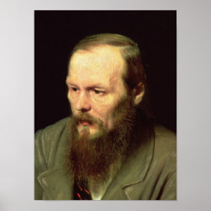 Poster Portrait de Fyodor Dostoyevsky 1872