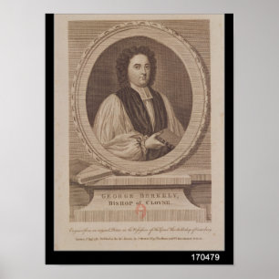 Poster Portrait de George Berkeley Bishop