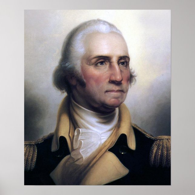 Poster Portrait de George Washington (Devant)