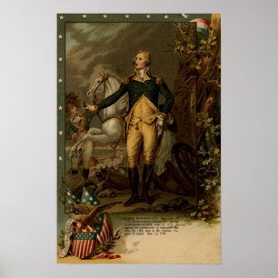 Poster Portrait de George Washington