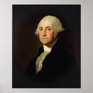 Poster Portrait de George Washington Gilbert Stuart