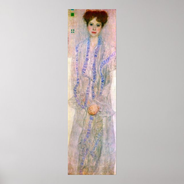 Poster Portrait de Gertha Fersovanyi par Gustav Klimt (Devant)